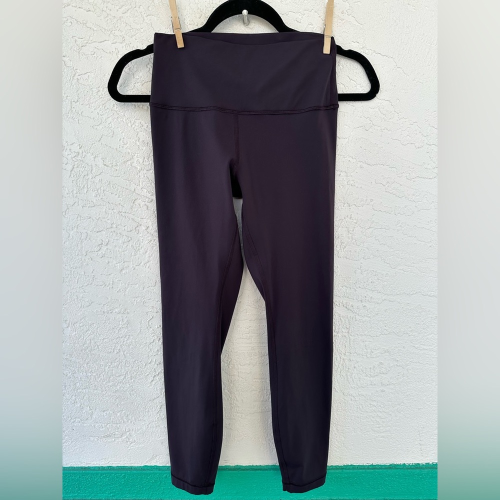 Lululemon Wunder Under High-Rise 7/8 Tight Leggings Dark Purple Size 6